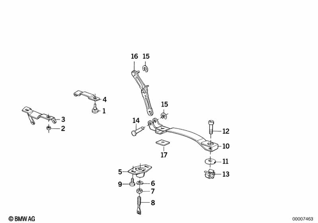 52531230319 - Seats and Seat Bench: Rubber Support - D=18mm for BMW-Motorrad Image