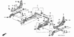 90128SR4003 - Interior/Bumper: BOLT-WASHER (8X19) for Honda Image