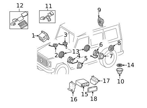 Sound System for 2009 Mercedes-Benz G550 #0