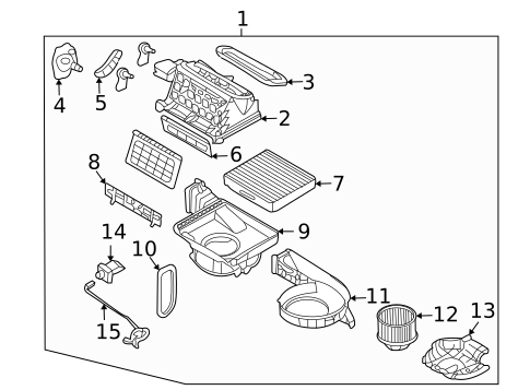 Auxiliary Heater & AC for 2010 Kia Sedona #1