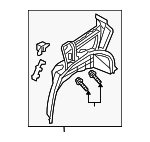 4M0809852A - : Inner Wheelhouse for Audi: Q7, SQ7 Image