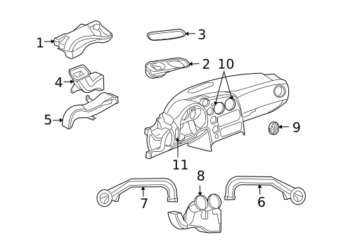 Ducts for 2009 Dodge Viper #0