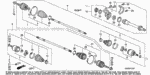 44305S87A50 - : Drive Shaft Assembly, R for Honda Image