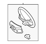 4510050260E1 - : Steering Wheel for Lexus: LS460 Image