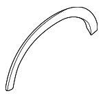 51775A329D3 - Body: Wheel Flare for BMW Image