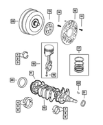 4471933 - Engine 2.0L Four Cylinder: Drive Plate Backing Plate for Mopar Image
