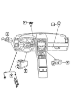 68079249AA - Electrical: Instrument Panel Switch for Mopar Image