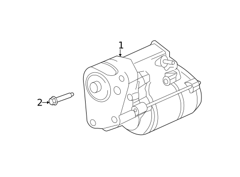Starter for 2021 Dodge Charger #0