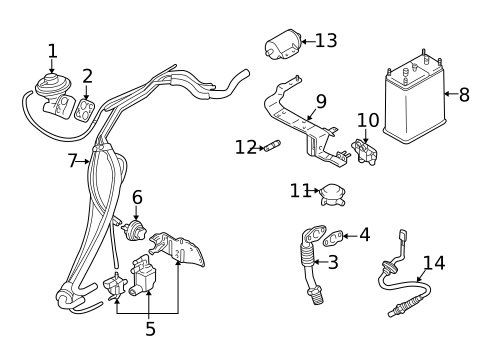 EGR System for 2003 Mitsubishi Galant #0