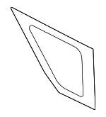 M1PZ7829710A - : 2021 Ford Bronco Sport - Quarter Glass for Ford: Bronco Sport Image