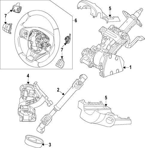 Steering Wheel for 2020 Ford Escape #0