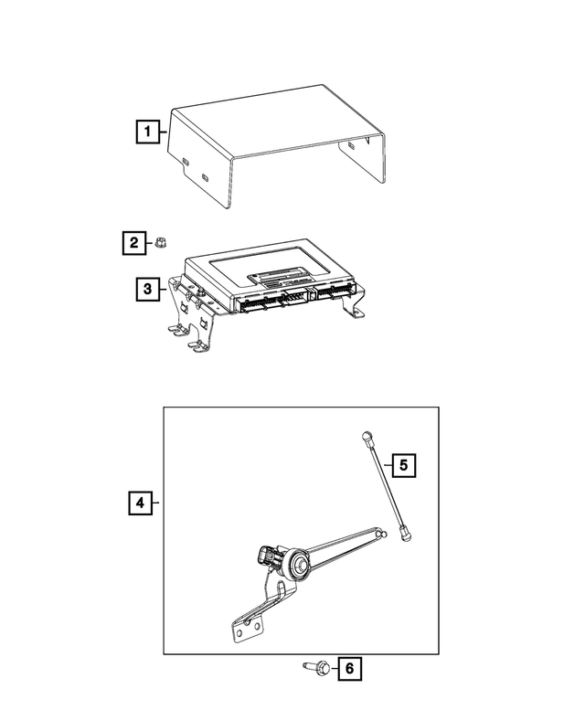 68184593AB - Rear Suspension: Module Cover for Mopar Image