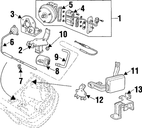 Cruise Control System for 1998 Acura CL #0
