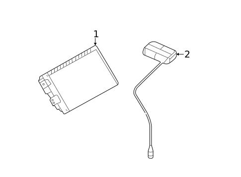 Navigation System Components for 2012 Land Rover Range Rover Evoque #0