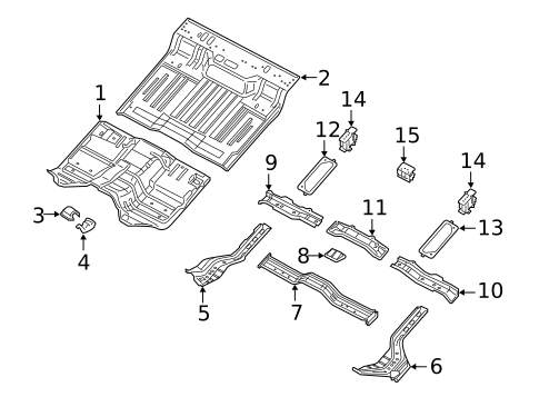Floor - Cab for 2020 Ram 1500 #1