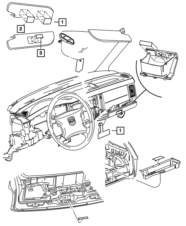 5108001AB - Labels: Air Bag Warning Label for Mopar Image image