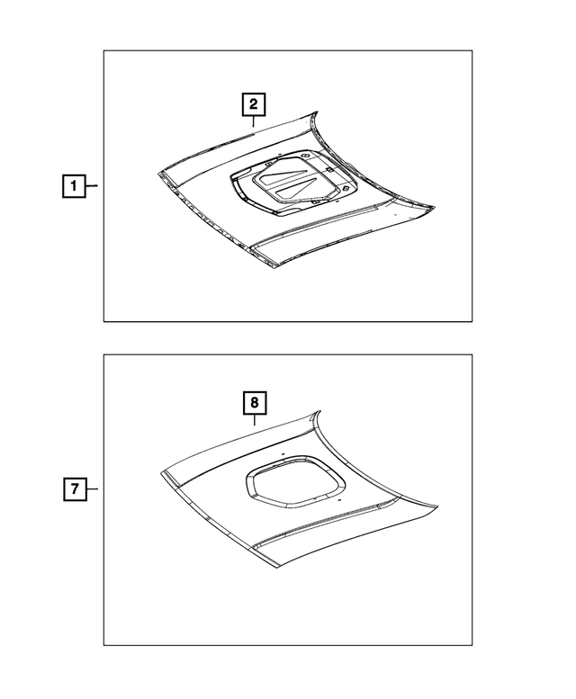 68054456AC - : Hood for Mopar Image
