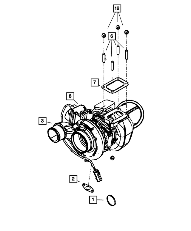 68005333AA - Fuel: Wiring Clip for Mopar Image image