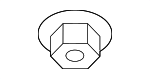 N90798805 - Steering: Steering Column Nut for Porsche Image