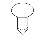 XR81517 - Body: Deflector Shield Retainer for Jaguar: I-Pace, XE, XF, XFR, XFR-S Image