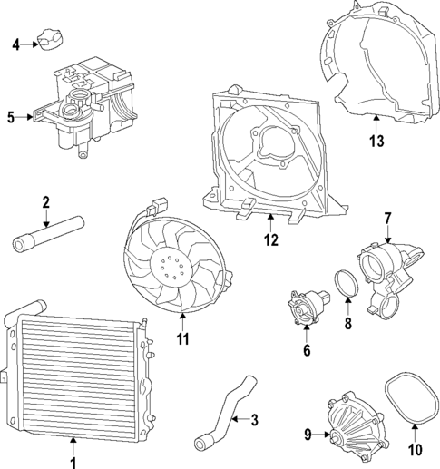 Cooling System for 2015 Porsche Cayman #0