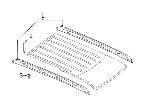 Luggage Carrier for 2008 Dodge Durango #0
