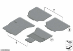 7149166608 - Retrofitting / Conversion / Accessories: Hook&amp;Loop Element with Bayonet Fastener for BMW Image