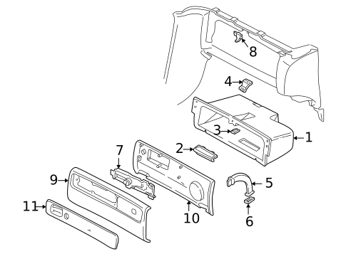 Glove Box for 2002 Volvo C70 #0