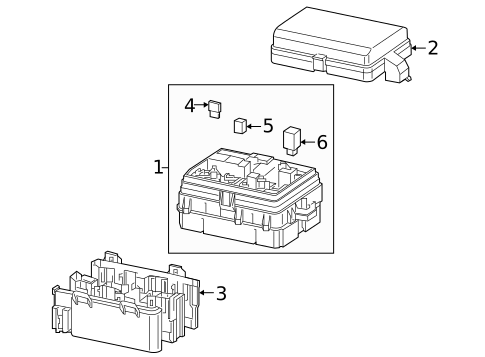 Fuse & Relay for 2022 Chevrolet Suburban #1