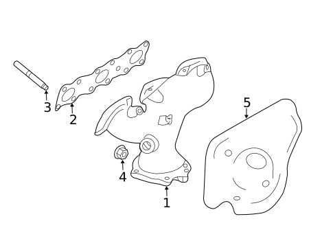 Exhaust Manifold for 2021 Nissan Maxima #0