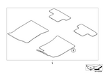 51479171368 - Retrofitting / Conversion / Accessories: Hook&amp;Loop Element with Screw Thread for BMW Image