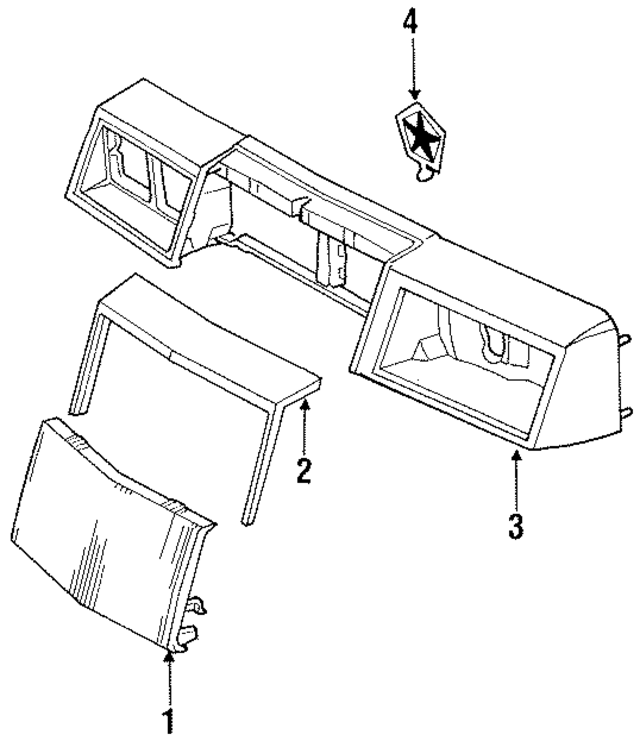 4103362 - Body: Grille for Mopar Image