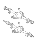 R5137755AB - : Service Rear Axle for Dodge: Sprinter 2500 Image