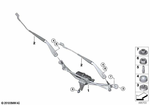 61615A45FD1 - : Linkage Windshield Wiper With Motor for BMW Image