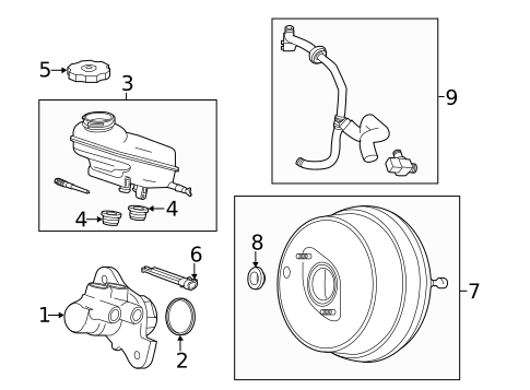 Hoses & Pipes for 2019 Cadillac CTS #0
