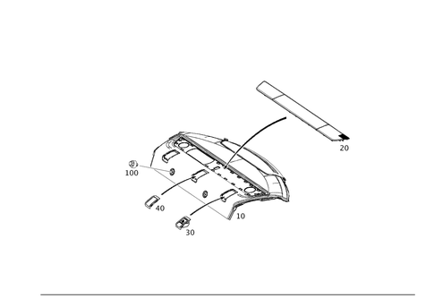 Hat Tray and Roller Blind for 2017 Mercedes-Benz CLA250 #0
