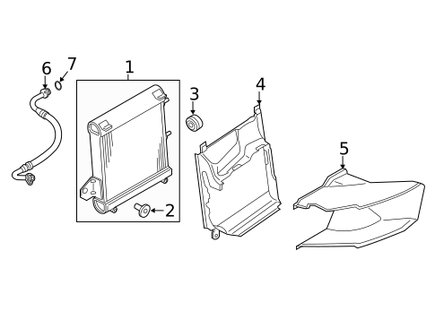 Oil Cooler for 2013 Audi S8 #0