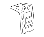 19331602 - Body: Center Bezel for Hummer: H2 Image image