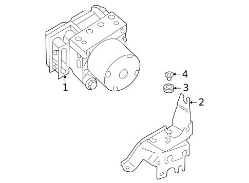 ABS Components for 2023 Nissan Pathfinder #0