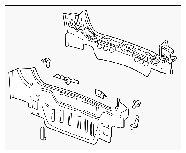 2018-2024 Chevrolet Equinox Rear Body Panel 84500369 GM | GMPartsDirect.com