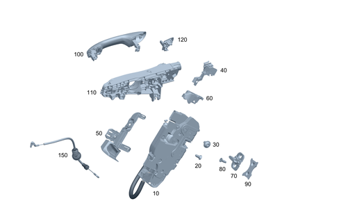Rear Locking System for 2025 Mercedes-Benz GLC63 AMG S E Performance #0