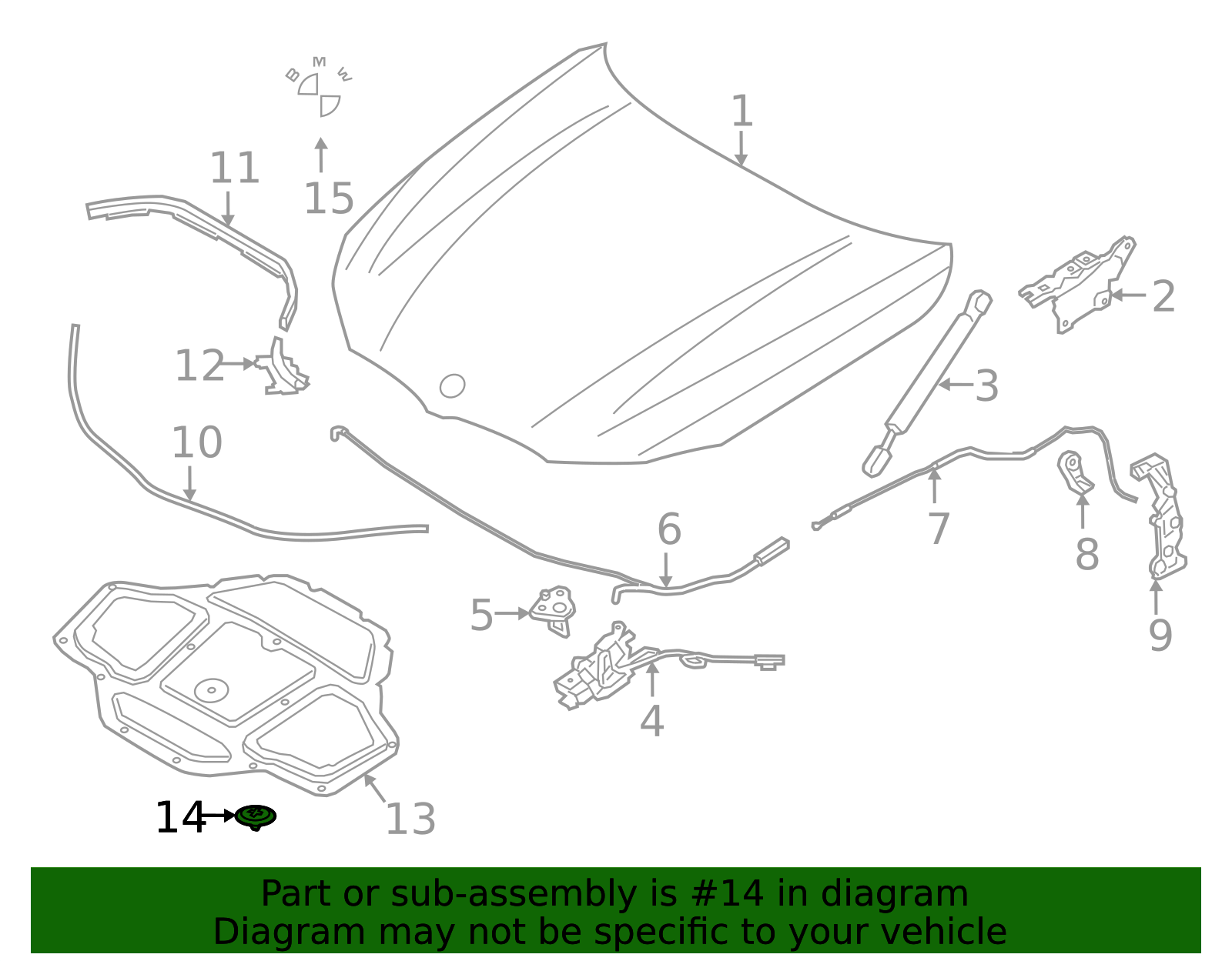 51 48 9 119 216 Insulator Retainer Clip BMWPartsDirect 51-48-9-119-216-insulator-retainer-clip-bmwpartsdirect