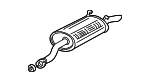18030S5PA11 - Exhaust: Muffler for Honda: Civic Image