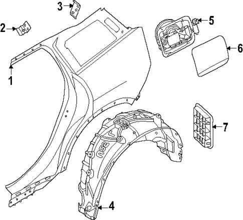 Quarter Panel & Components for 2025 Mini Countryman #0