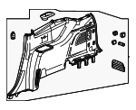 26529208 - Body: Lower Quarter Trim for GM Image