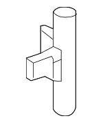 195035BAA00 - : Lower Pipe for Honda Image