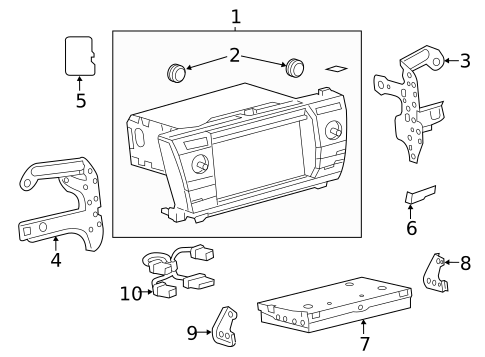 Navigation System for 2018 Toyota Corolla #0