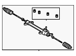 4551002490 - Steering: Gear Assembly for Toyota: Corolla Image