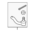 4504609600 - : Steering Tie Rod End (Left, Right) for Toyota: Corolla, Matrix Image