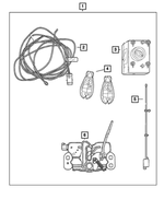 Integrated Key Fob Transmitter Kit